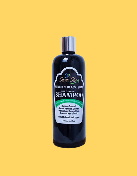 African Black Soap Deep Cleansing Shampoo