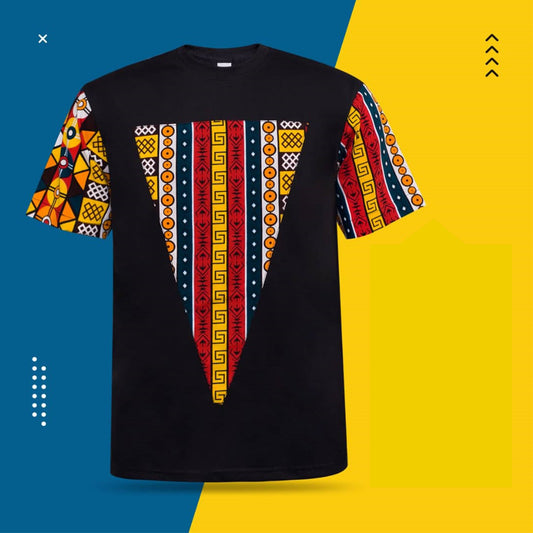 African print multi color customizable shirt B15