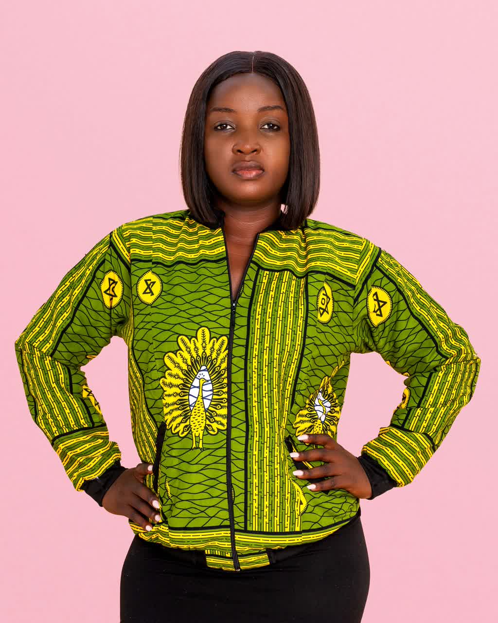 African print design jacket