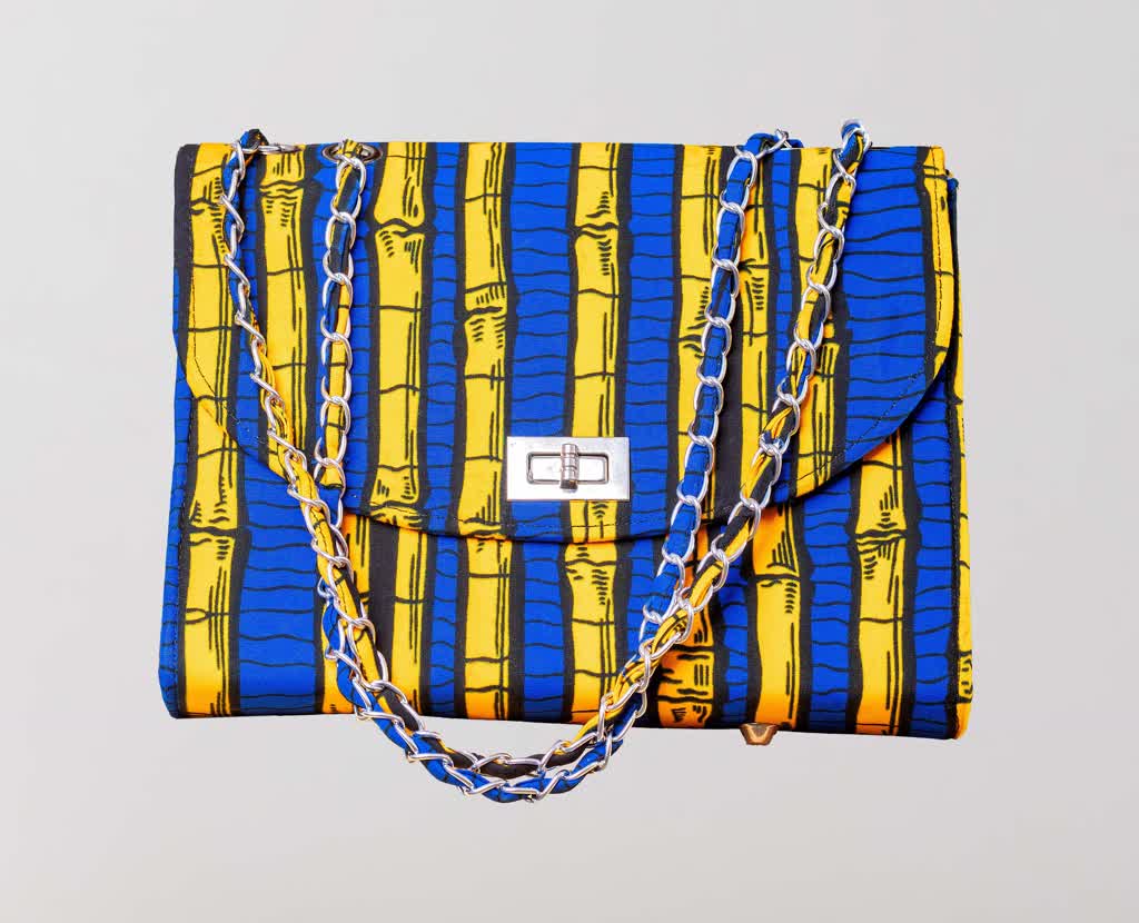 African print purse