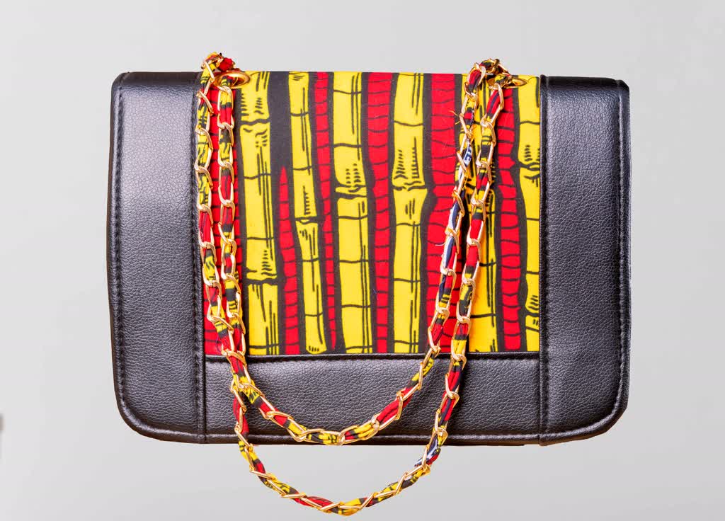 African print purse