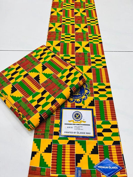 African Fabric Kente 003