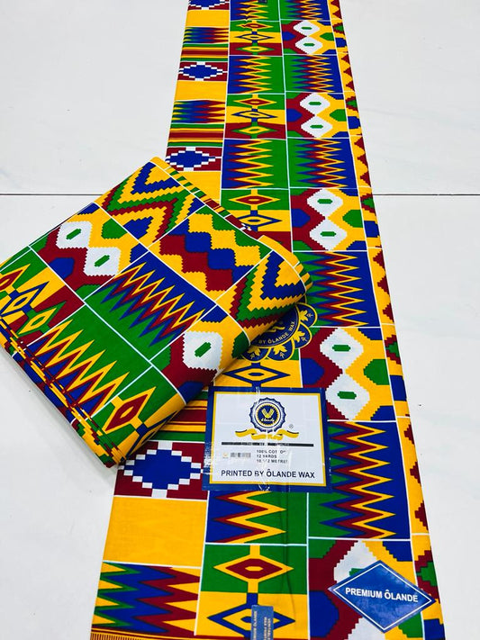 African Fabric kente 002